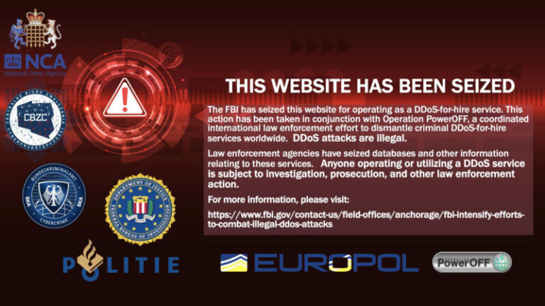 13 Internet Domains Associated with DDoS-for-hire services have been Seize by Authorities