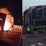 Tragedy Strikes as Pune-Bound Bus Catches Fire on Samruddhi Mahamarg Expressway
